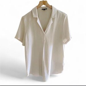 Hilary Radley white blouse shirt